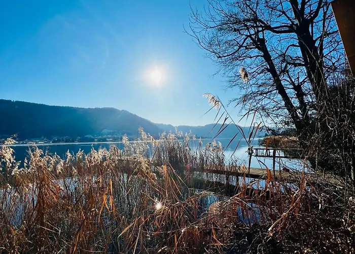 See-apartment Aura Am Fusse Der Gerlitzen Alpe Und Ufer Des Ossiacher Sees - Mit Privatem Seezugang & Hallenbad